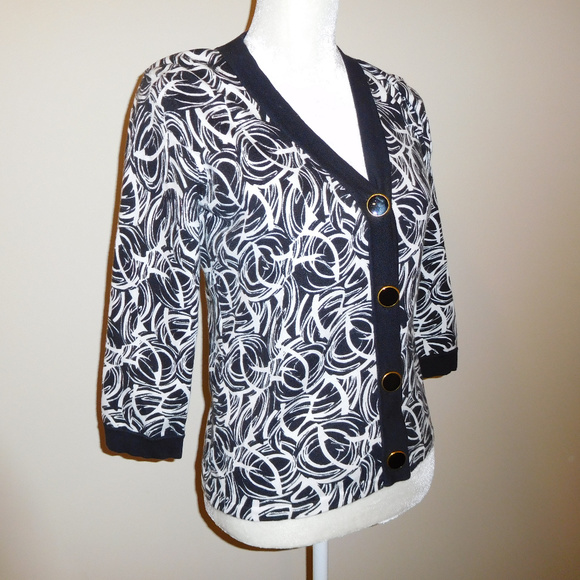 Cable & Gauge Cotton Cardigan - Picture 4 of 5